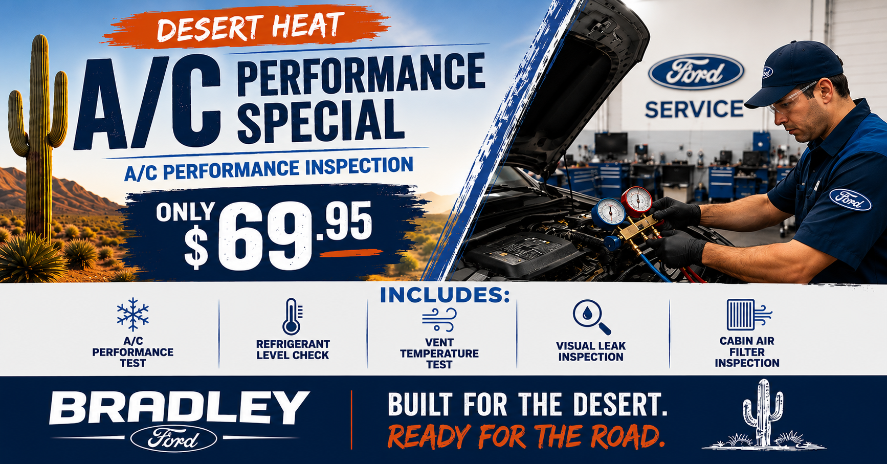 Desert Heat A/C Performance Special, only $69.95