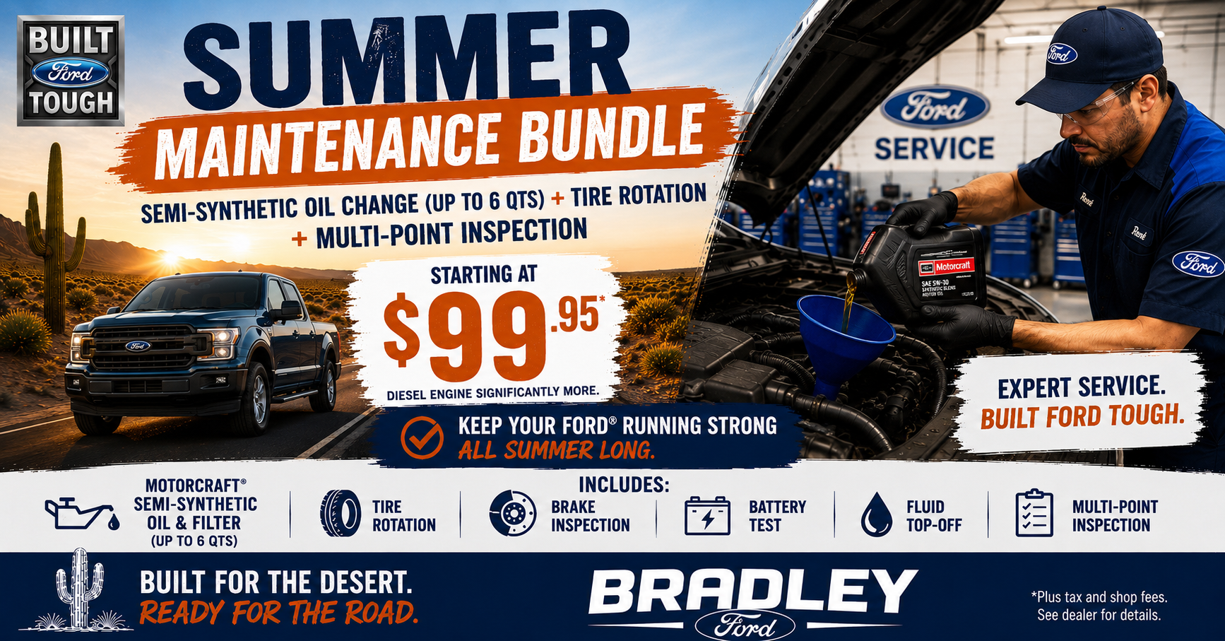 Summer Maintenance Bundle, starting at $99.95